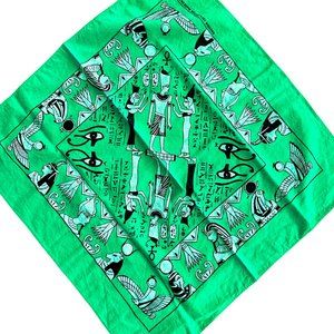 Lime Green Egyptian Headscarf / Bandana